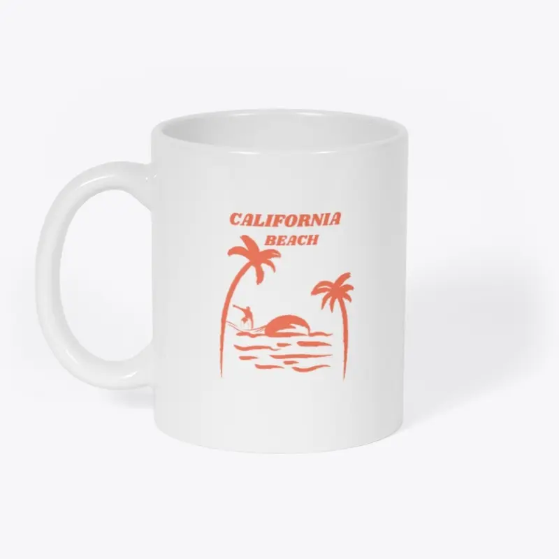 BILLY ROSE CALIFORNIA BEACH MUG