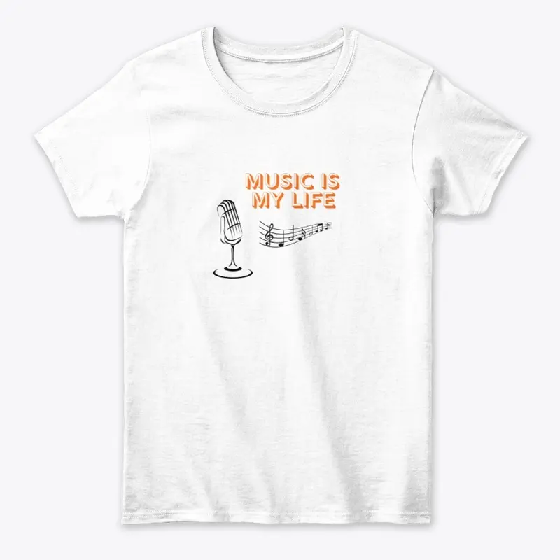 BILLY ROSE MUSIC IS MY LIFE T-SHIRT