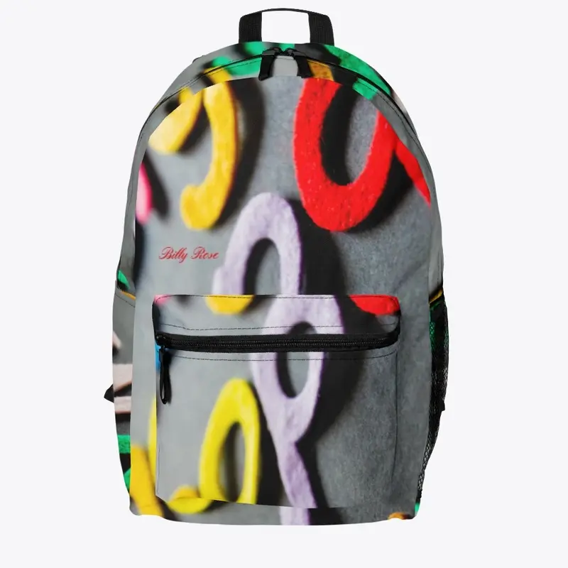 BILLY ROSE ALPHABET BACKPACK