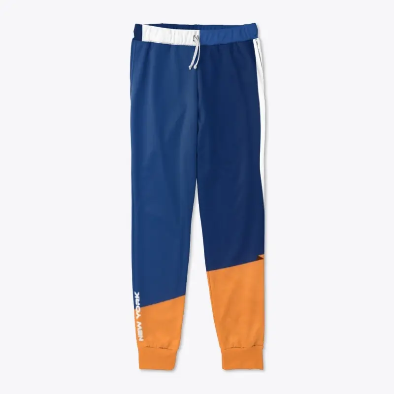 BILLY ROSE BLU/ORANGE JOGGING SWEATSUIT