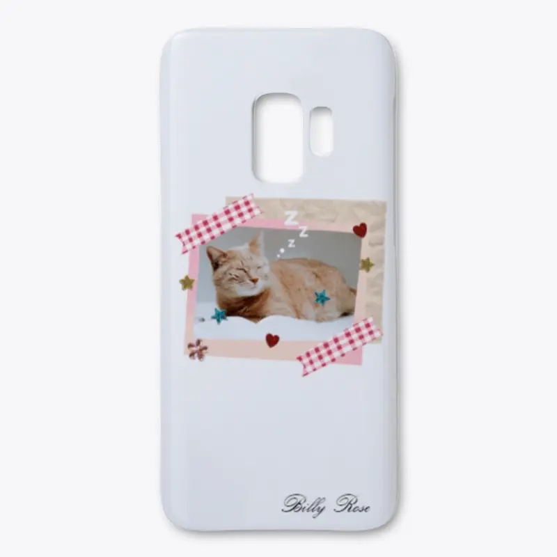 SLEEPING CAT CELL PHONE CASE