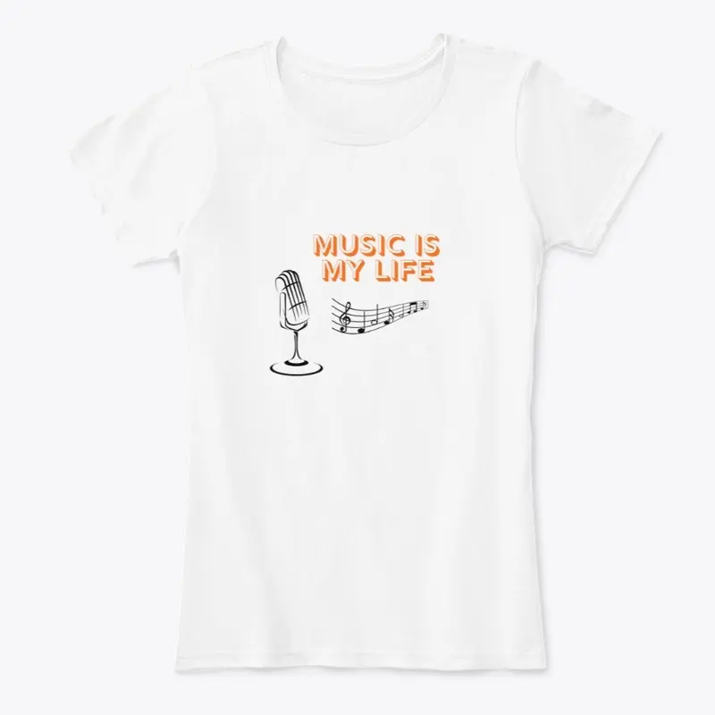 BILLY ROSE MUSIC IS MY LIFE T-SHIRT