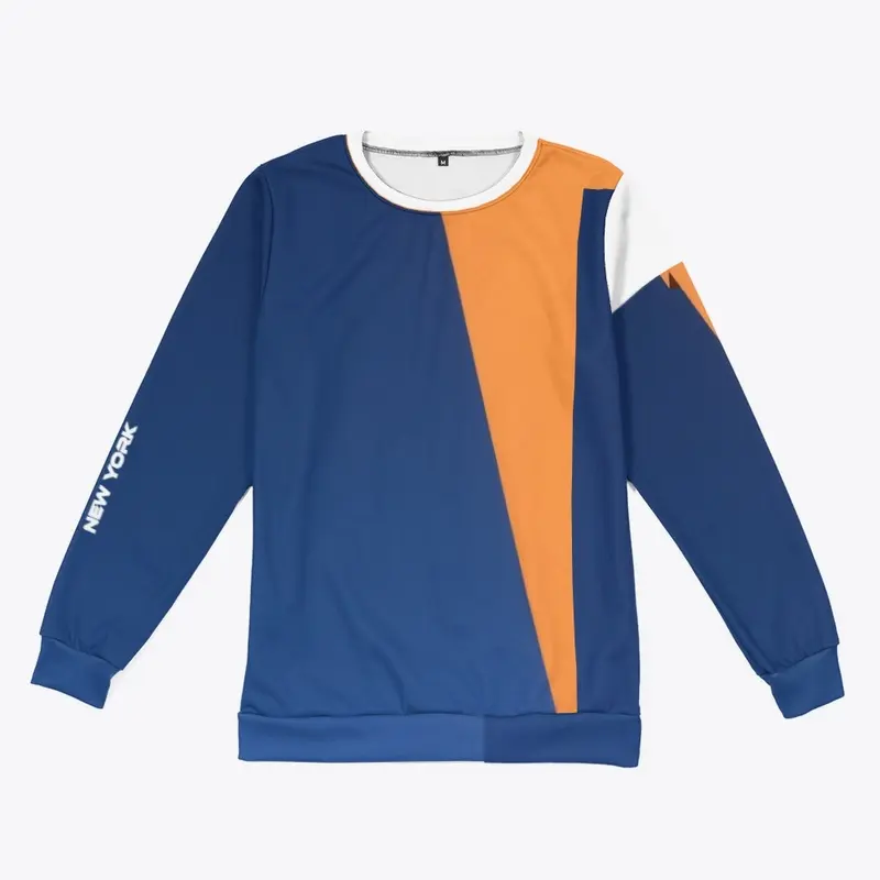 BILLY ROSE BLU/ORANGE JOGGING SWEATSUIT