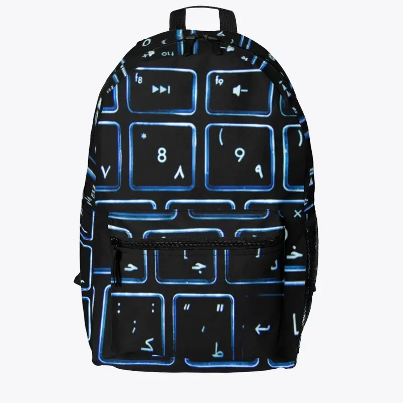 BILLY ROSE KEYBOARD PRINT BACKPACK