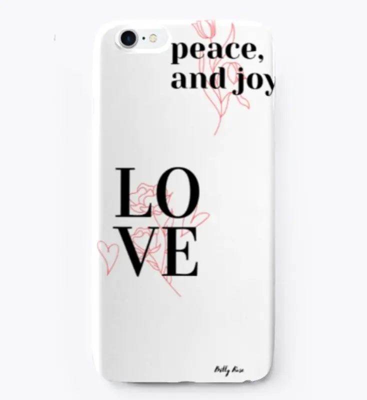 BILLY ROSE PEACE & LOVE PHONE CASE